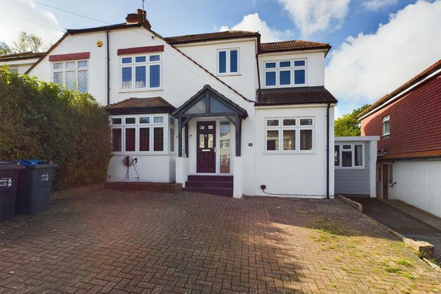 Thumbnail Semi-detached house for sale in Ridgemount Avenue, Chipstead, Coulsdon