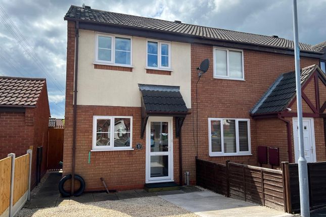 Thumbnail End terrace house to rent in Thistle Close, Broomhall, Worcester