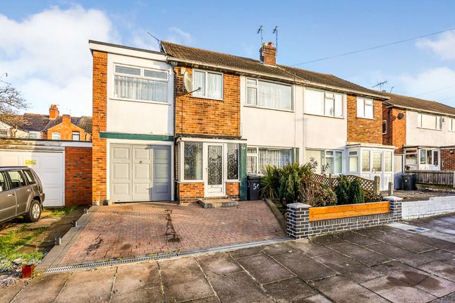 Thumbnail Semi-detached house for sale in Hampshire Road, Leicester
