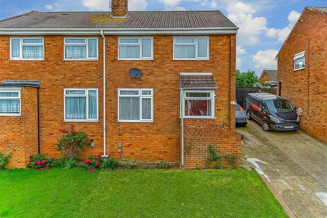 Thumbnail Semi-detached house for sale in Hillshaw Crescent, Strood, Rochester, Kent