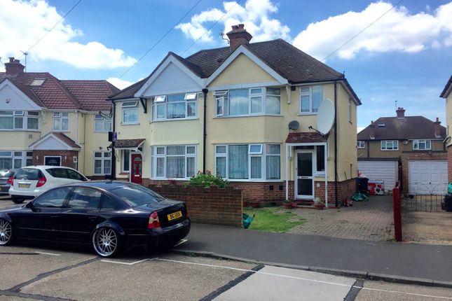 3 bed semi-detached house for sale in Iverna Gardens, Bedfont/Feltham