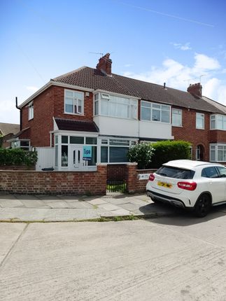 Thumbnail End terrace house for sale in Shropshire Road, Leicester