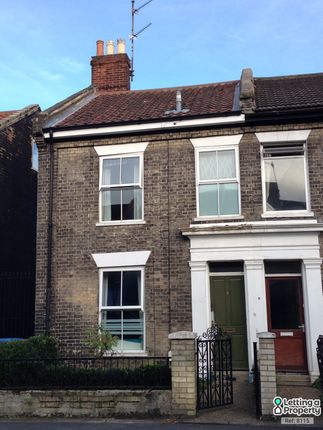 Thumbnail Terraced house to rent in Gladstone Street, Norwich, Norfolk