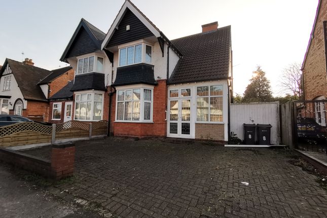 Thumbnail Semi-detached house to rent in Russell Road, Birmingham