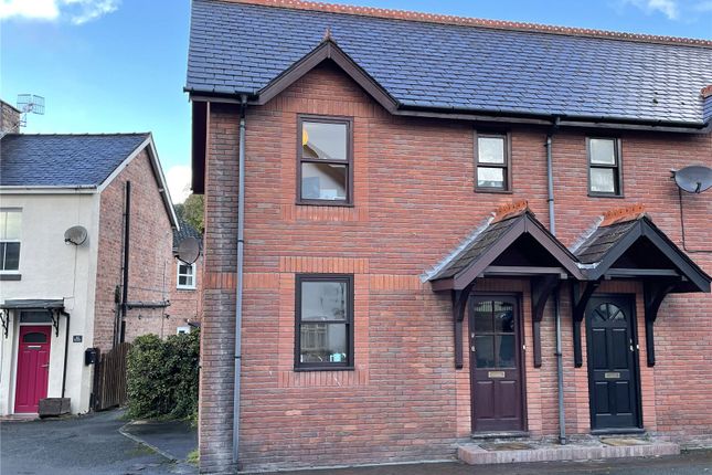 Thumbnail End terrace house for sale in Hafren Court, Llanidloes, Powys
