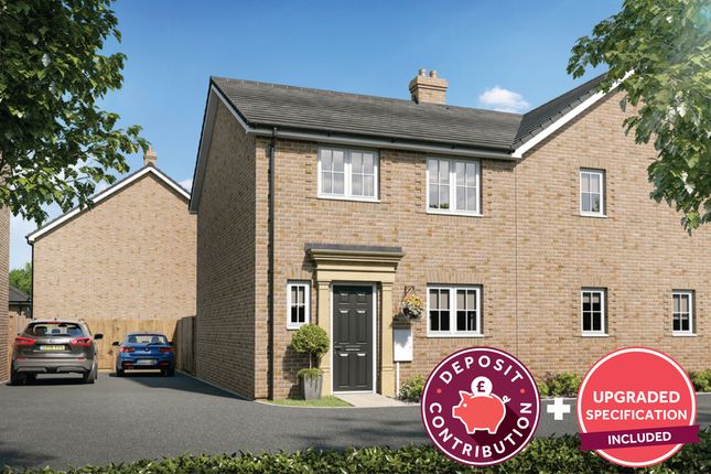 Semi-detached house for sale in "The Eveleigh" at Meadowsweet Way, Ely