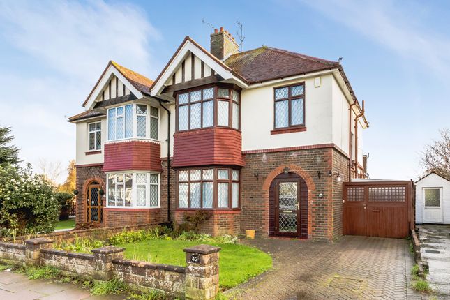 Semi-detached house for sale in Beaumont Road, Worthing, West Sussex