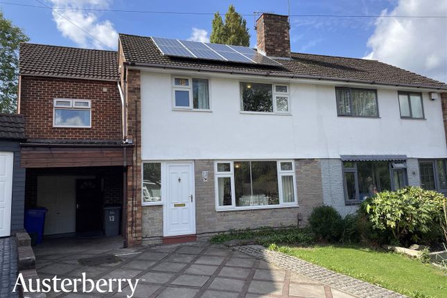 Semi-detached house for sale in Browning Road, Blurton, Stoke-On-Trent, Staffordshire