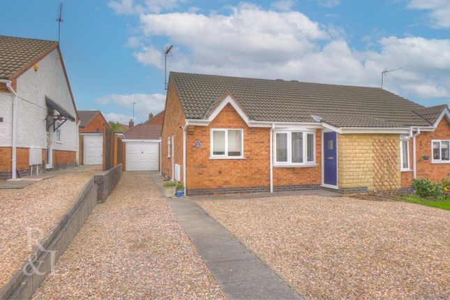 Thumbnail Semi-detached bungalow for sale in Linford Crescent, Markfield