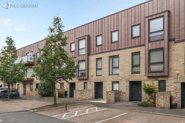 Modern Townhouses With Parked Cars