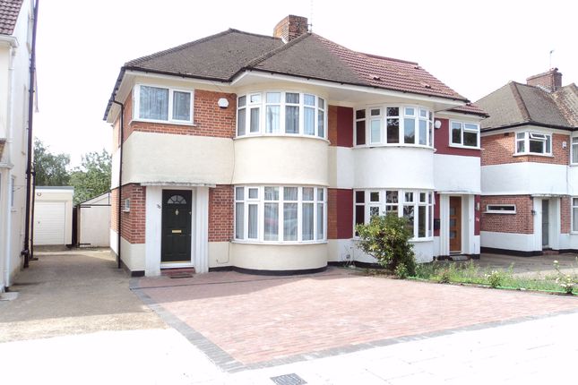Thumbnail Semi-detached house to rent in Vernon Drive, Stanmore, Middlesex