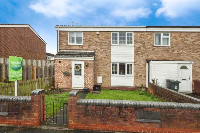 Thumbnail End terrace house for sale in Chester Close, Birmingham