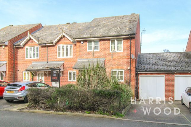 Thumbnail End terrace house for sale in Maltings Park Road, West Bergholt, Colchester, Essex