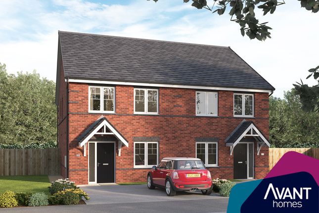 Thumbnail Semi-detached house for sale in "The Impwell" at Buckthorn Drive, Barton Seagrave, Kettering