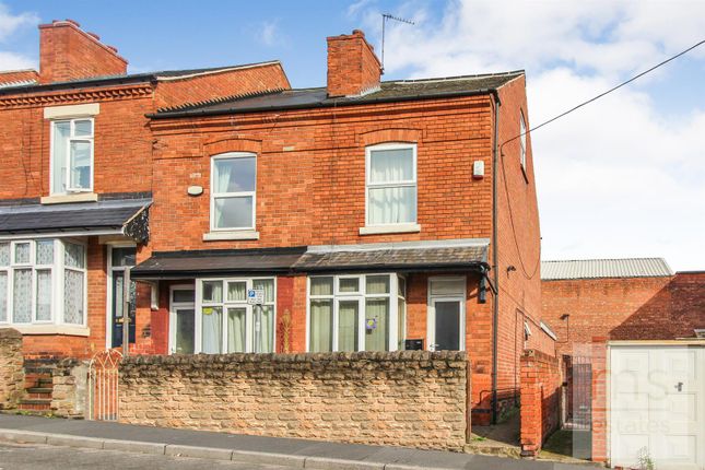 Thumbnail End terrace house to rent in Harley Street, Nottingham