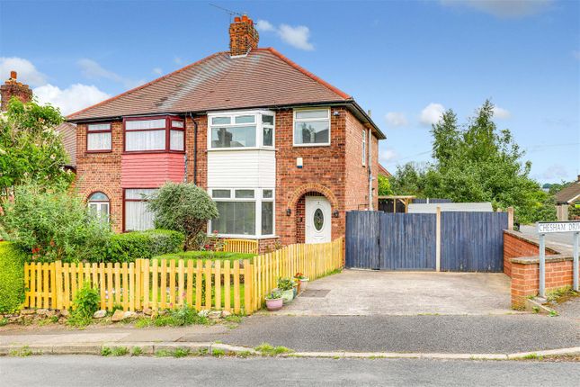 Semi-detached house for sale in Chesham Drive, Sherwood, Nottinghamshire