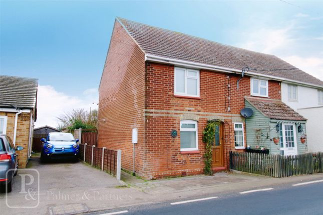 Thumbnail End terrace house for sale in Clacton Road, Little Oakley, Harwich, Essex