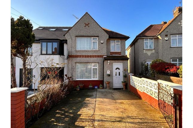 Thumbnail Semi-detached house for sale in Rosehill Gardens, Greenford