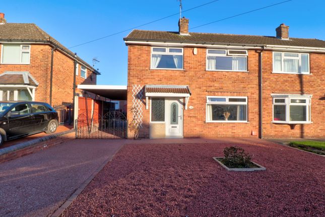 Thumbnail Semi-detached house for sale in Alandale Avenue, Langwith Junction, Mansfield