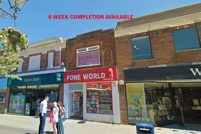 Thumbnail Retail premises for sale in 61 High Street, Solihull