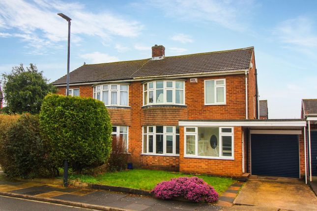 Semi-detached house for sale in Woodhorn Gardens, Wideopen, Newcastle Upon Tyne