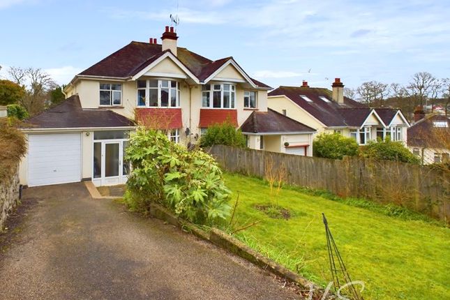 Thumbnail Semi-detached house for sale in Shiphay Park Road, Torquay
