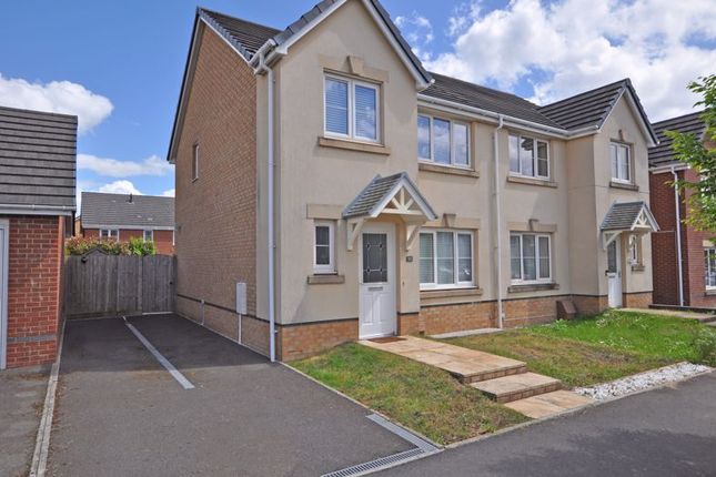 Semi-detached house for sale in Semi-Detached, Monmouth Castle Drive, Newport