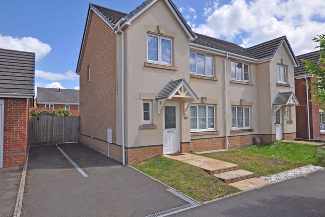 Thumbnail Semi-detached house for sale in Semi-Detached, Monmouth Castle Drive, Newport