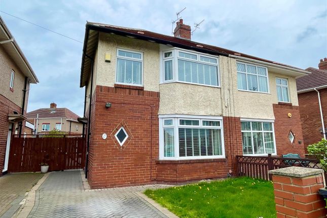 Thumbnail Semi-detached house for sale in Warwick Road, South Shields