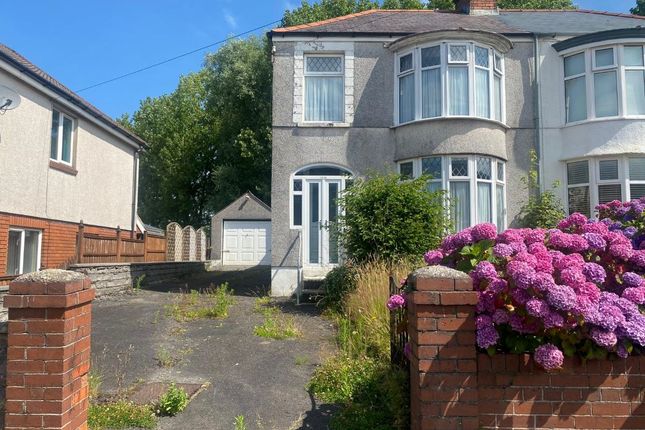 Semi-detached house for sale in Carmarthen Road, Fforestfach, Swansea