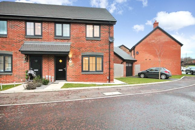 Thumbnail Semi-detached house for sale in Sandpiper Crescent, Newcastle Upon Tyne, Tyne And Wear