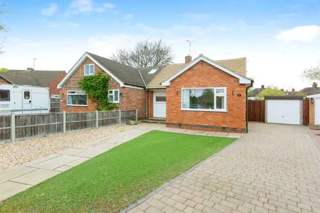 Thumbnail Semi-detached bungalow for sale in Cowdray Close, Loughborough