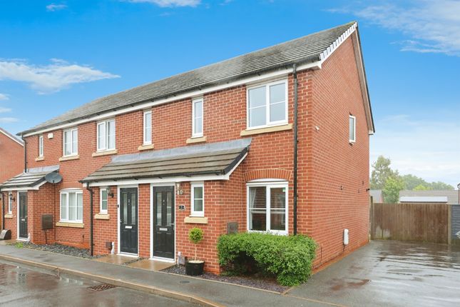 Thumbnail End terrace house for sale in Owen Grove, Whitnash, Leamington Spa