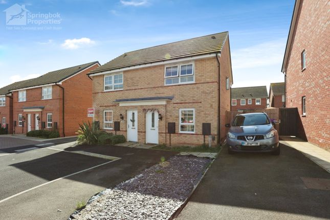 Thumbnail Semi-detached house for sale in Totnes Place, Grantham, Lincolnshire