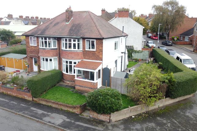 Semi-detached house for sale in Wentworth Road, Coalville, Leicestershire.
