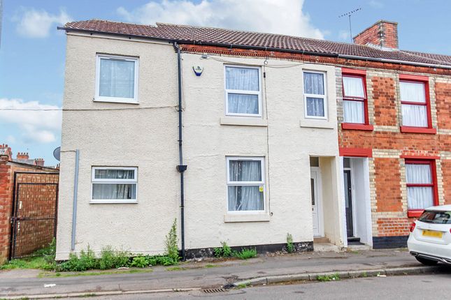 Thumbnail End terrace house for sale in Grant Road, Wellingborough