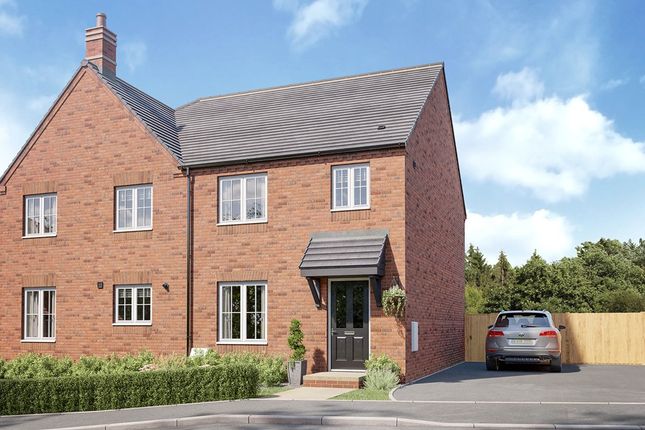 Thumbnail End terrace house for sale in "Byford  - Plot 128" at Weldon Manor, Burdock Street, Priors Hall Park Zone 2, Corby