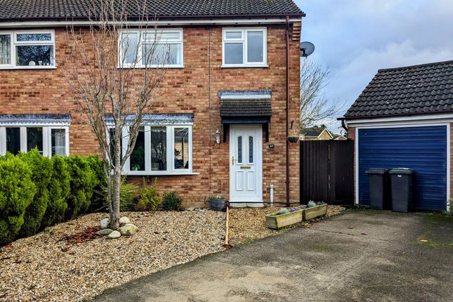 Semi-detached house for sale in Wordsworth Road, Stowmarket