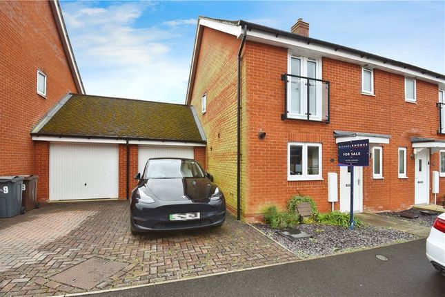 Thumbnail Semi-detached house for sale in Tarver Close, Romsey, Hampshire