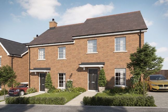 Thumbnail Semi-detached house for sale in Plot 53, Abbey Woods, Malthouse Lane, Cwmbran Ref#00022184