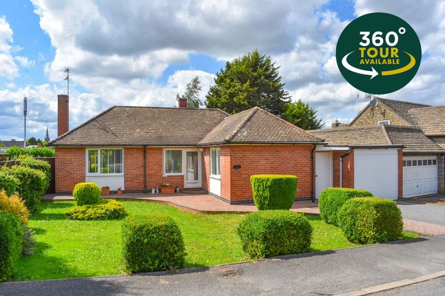 Thumbnail Detached bungalow for sale in Wye Dean Drive, Wigston, Leicester