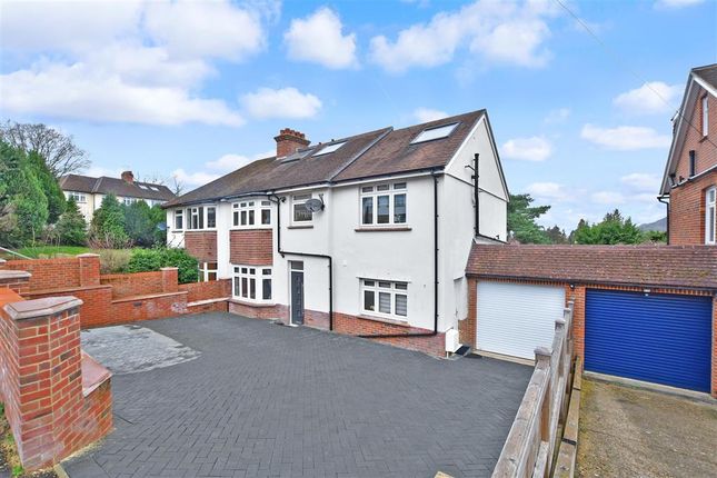 Thumbnail Semi-detached house for sale in Overdale, Dorking, Surrey
