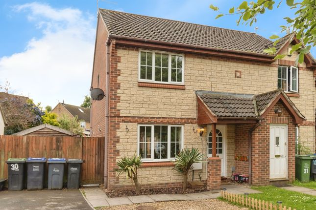 Thumbnail End terrace house for sale in Embry Close, Calne