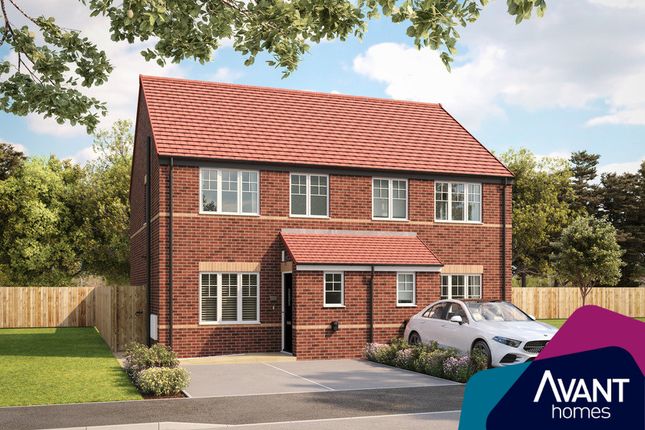 Thumbnail Semi-detached house for sale in "The Ripley" at Hay Green Lane, Birdwell, Barnsley