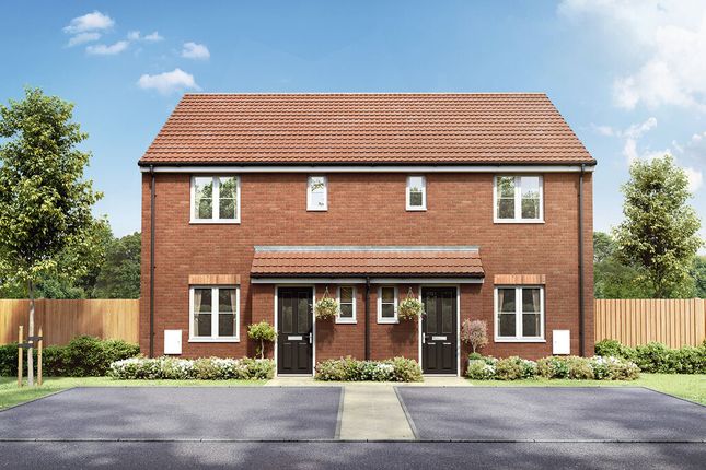 Thumbnail Terraced house for sale in "The Emmett" at Badgers Chase, Retford