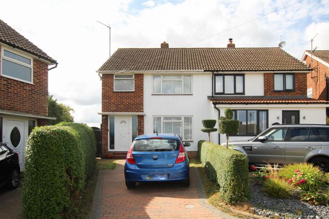 Thumbnail Semi-detached house to rent in Downs Crescent, Haverhill
