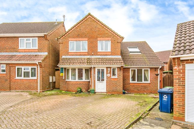 Thumbnail Detached house for sale in Spring Drive, Farcet, Peterborough