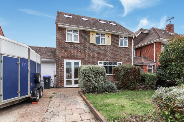 Thumbnail Detached house for sale in Alinora Avenue, Goring-By-Sea, Worthing