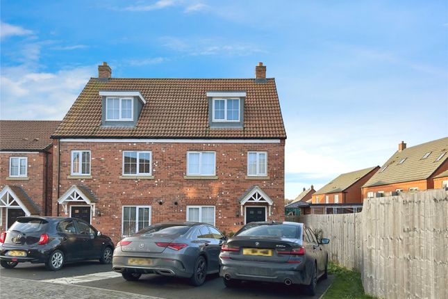 Thumbnail Semi-detached house for sale in Raby Drive, Market Harborough, Leicestershire