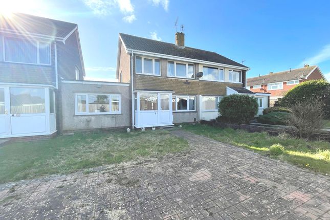 Thumbnail Semi-detached house for sale in Dunlin Close, Rest Bay, Porthcawl